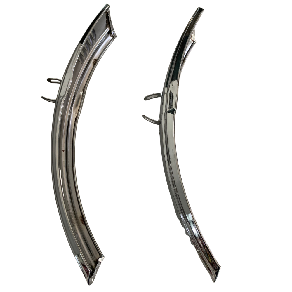 Aftermarket Chrome Plated Short Mud Guards