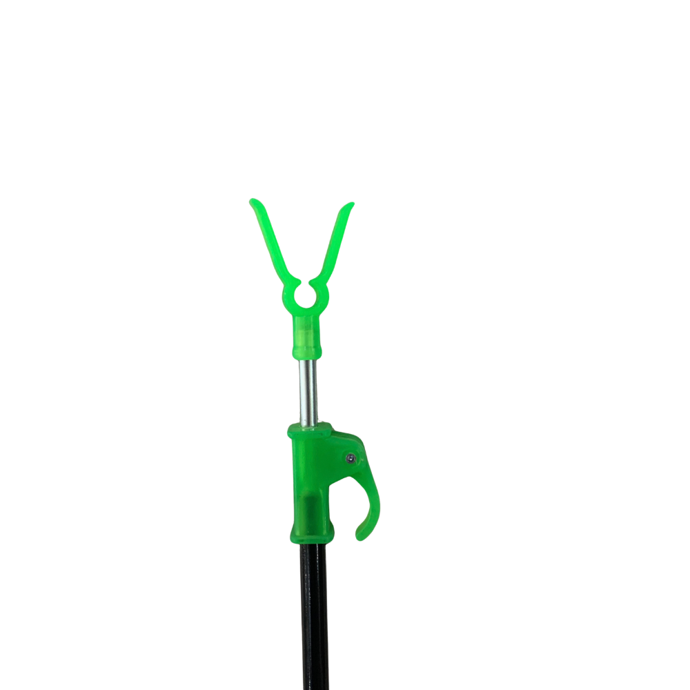 L&B Fishing Rod Stand 1.8m Green U Clip Type