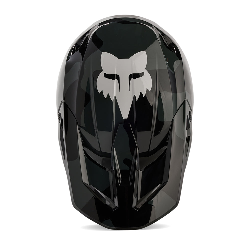 Fox V1 BNKR Black/Camo Helmet