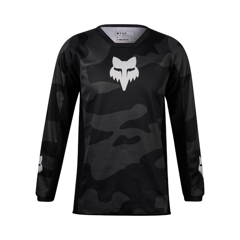 Fox Kids 180 BNKR Black/Camo Jersey