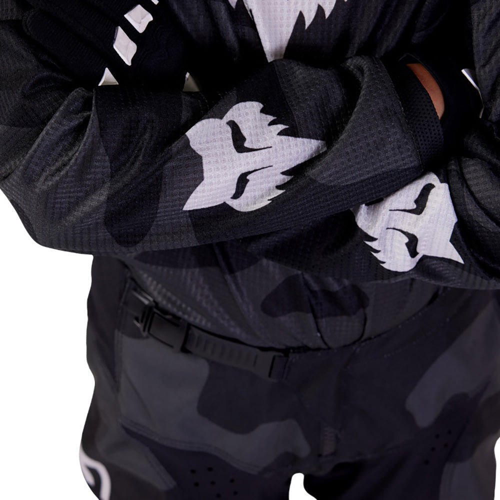 Fox Kids 180 BNKR Black/Camo Jersey