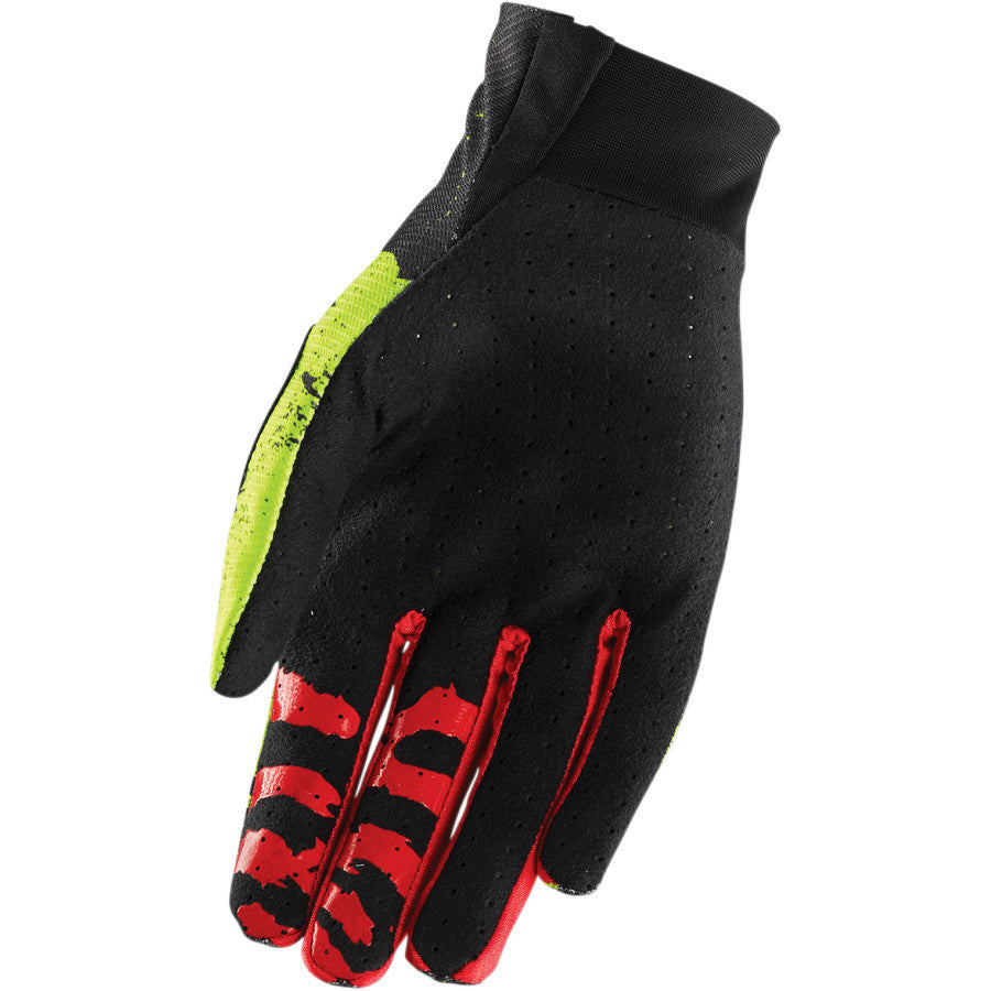 Thor Void Rampant Lime/Red Gloves