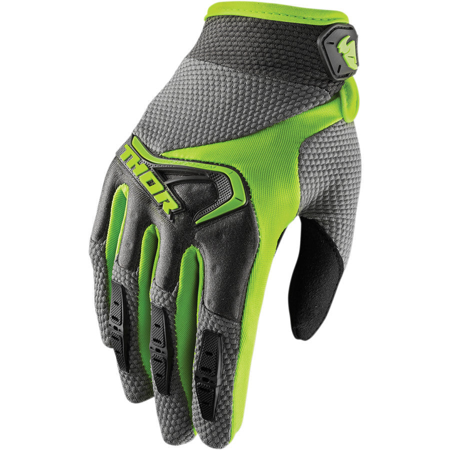 Thor Women's Spectrum Grey/Lime Gloves