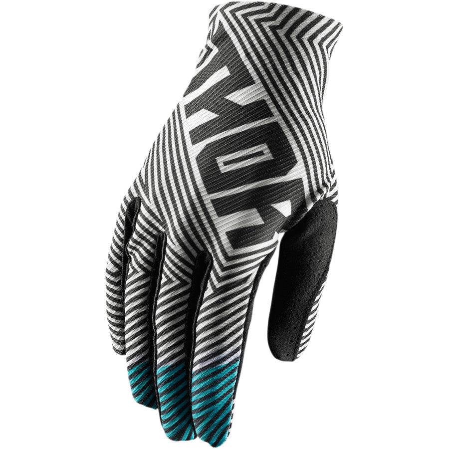 Thor Void Geo Black/Teal Gloves