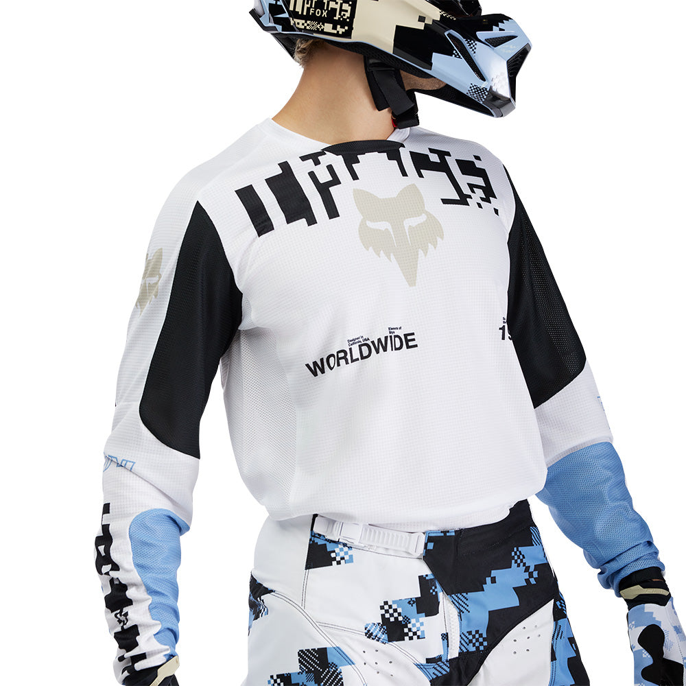 Fox 180 Digi Image White Jersey
