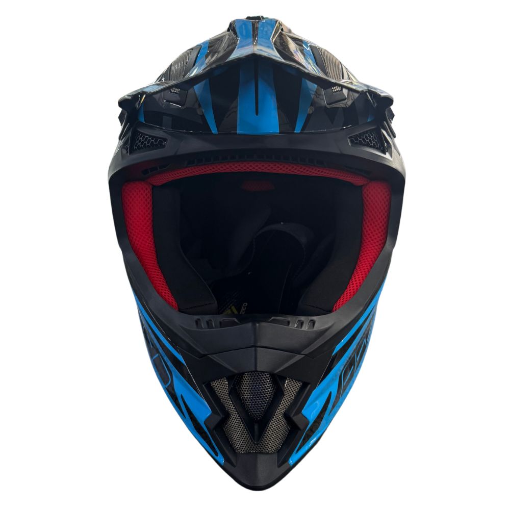 Faseed FS 609 Black/Blue MX Helmet