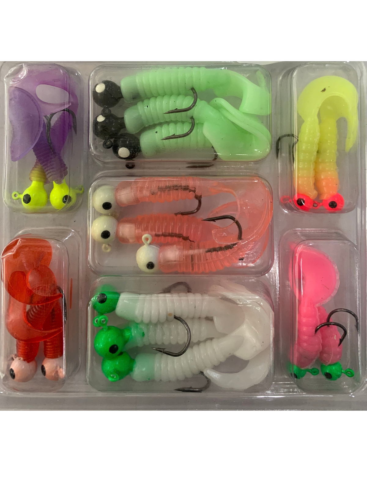 L&B 7 in 1 Soft Lure Hook Set