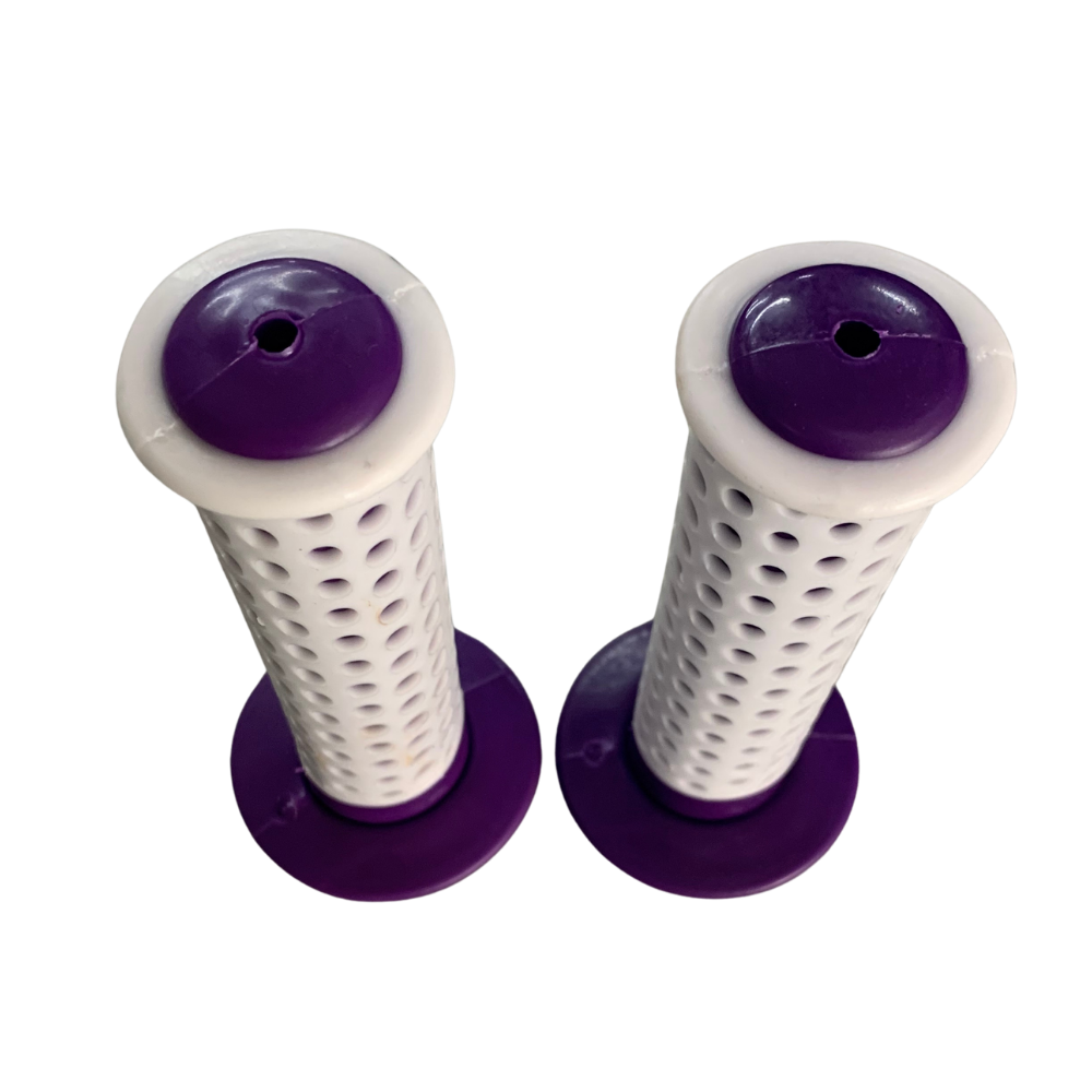 Aftermarket BMX Ocley Purple/ White Grips