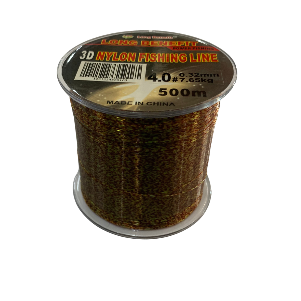 L&B 4.0# 17LBS Green/Black 500m Nylon Fishing Line