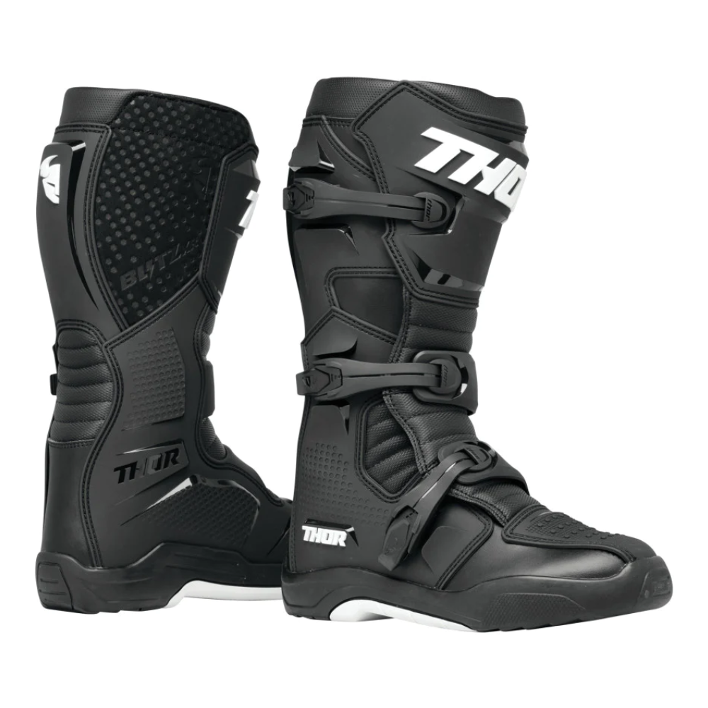 MC Auto: Thor Blitz XR LTD Black/White Boots
