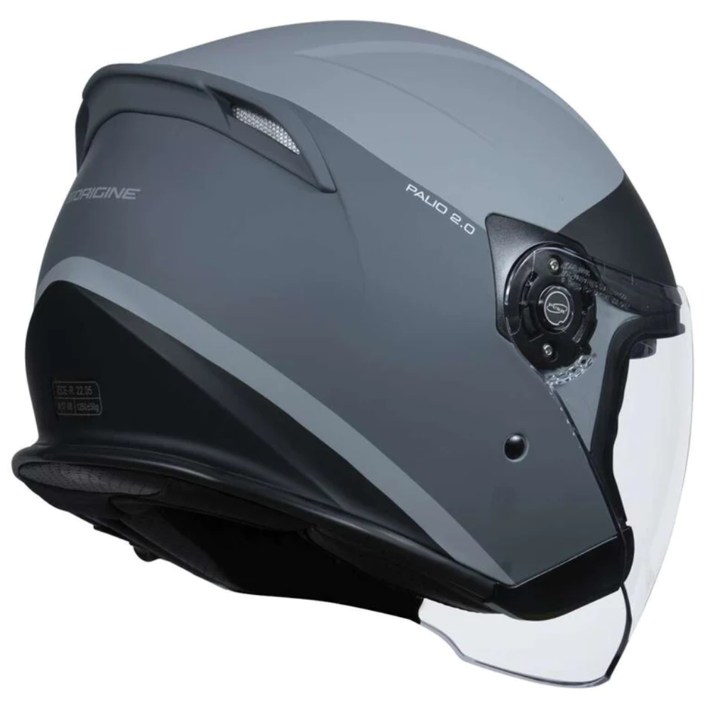 MC Auto: Origine Palio 2.0 Scout Black/Grey Jet Helmet