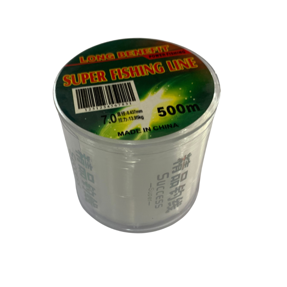 L&B 7.0# 30LBS White 500m Super Fishing Line