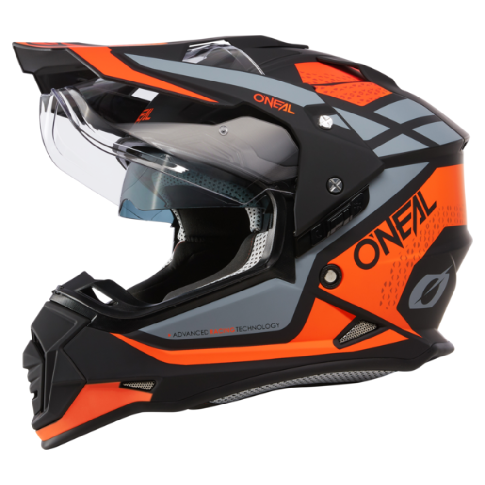 MC Auto: O'Neal Sierra R V.24 Orange/Black/Grey Helmet