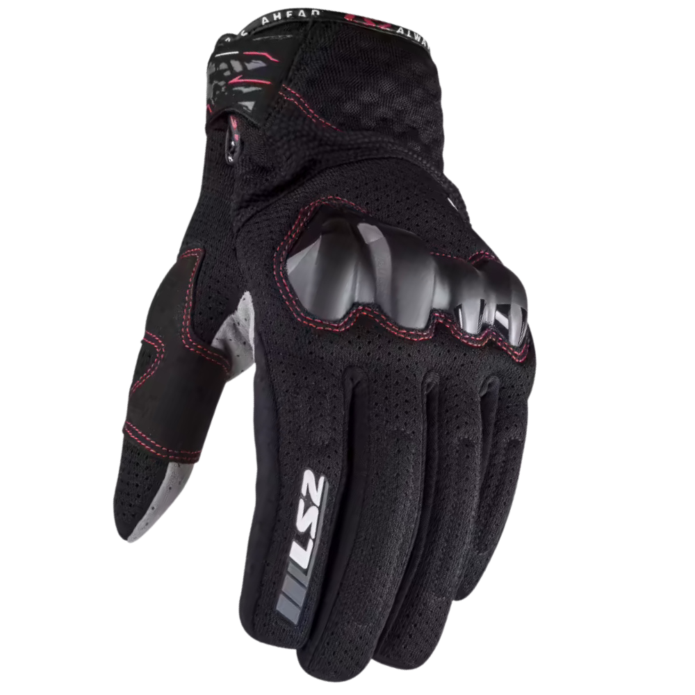 MC Auto: LS2 Chaki Man Black Gloves