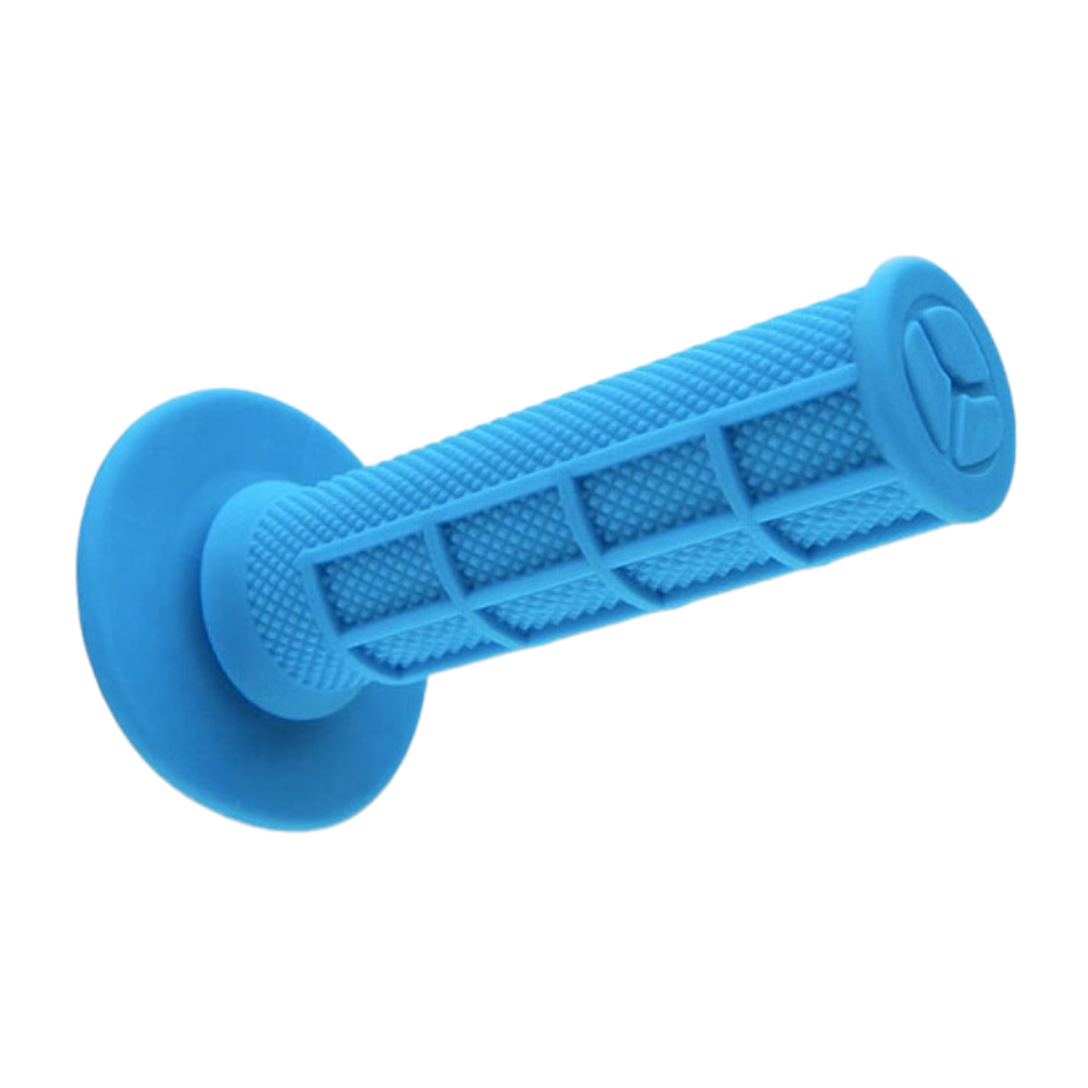 Tag Metals Half Waffle Slim Cyan Grips
