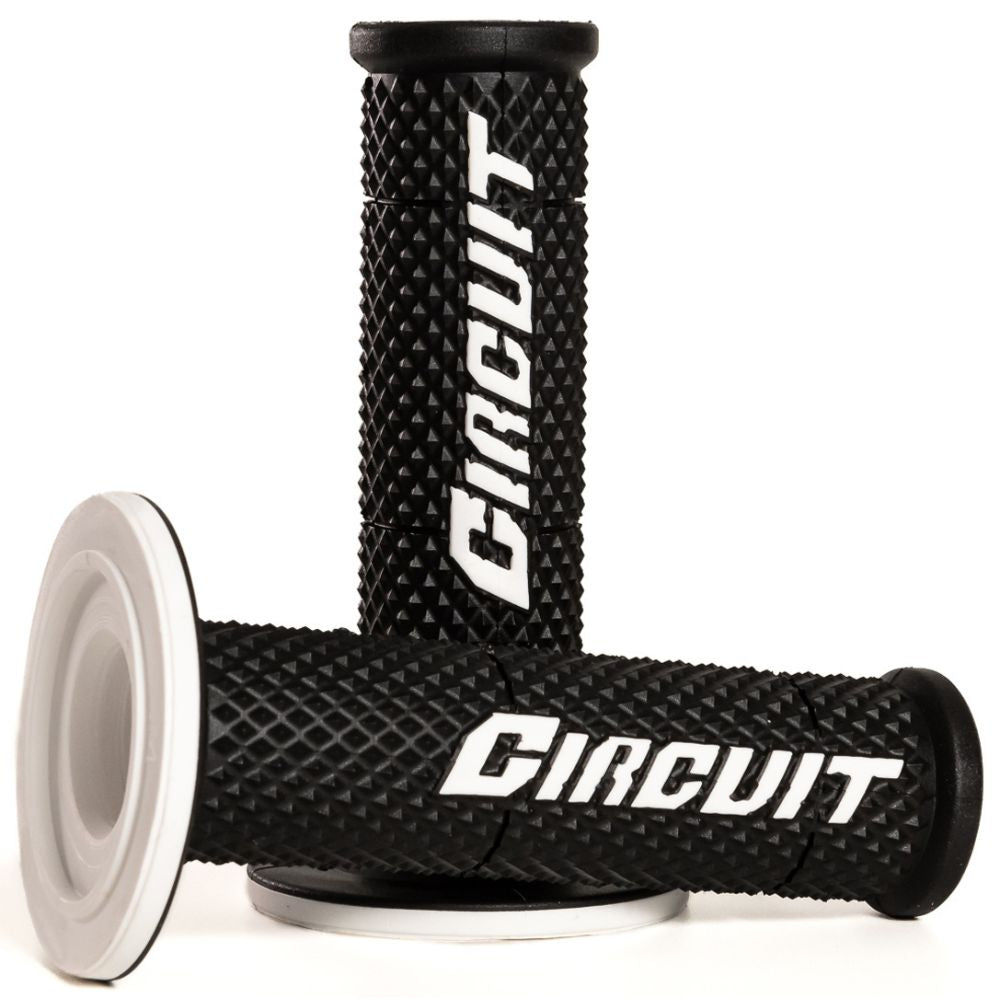 Circuit Equipment Circuit V Black/White Racing Grips