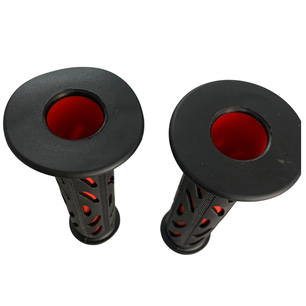 Aftermarket BMX Black/ Red T/M Grips