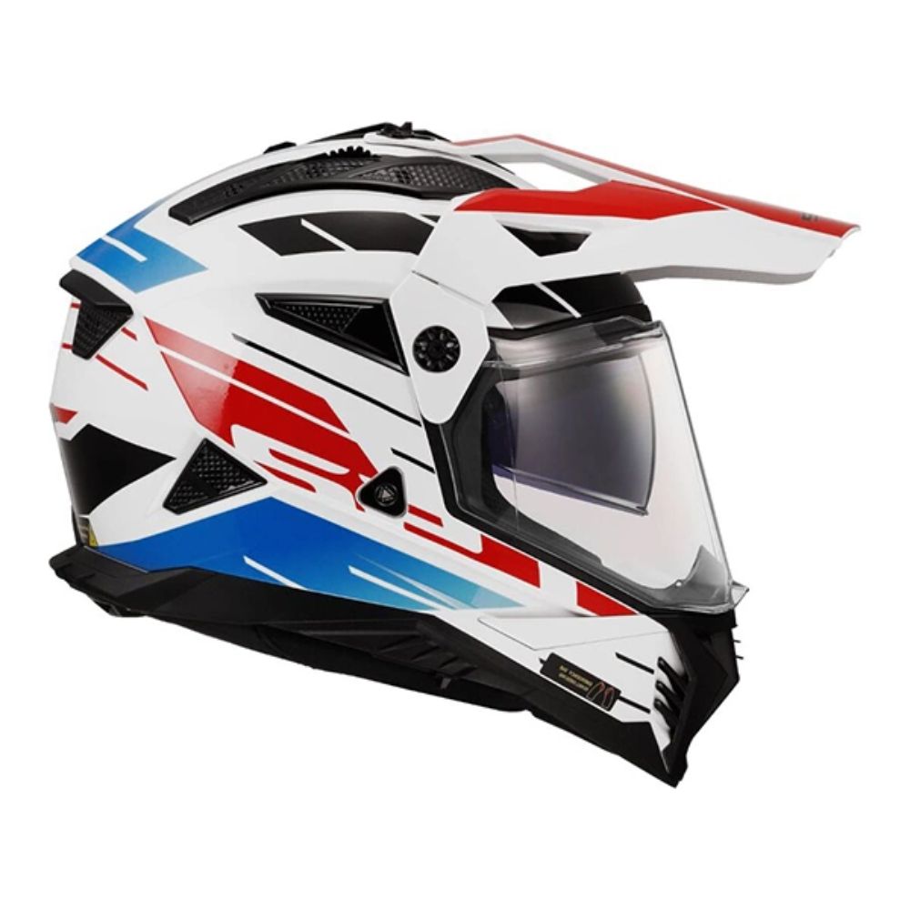 LS2 MX702 Pioneer II Namib White/Blue/Red Helmet