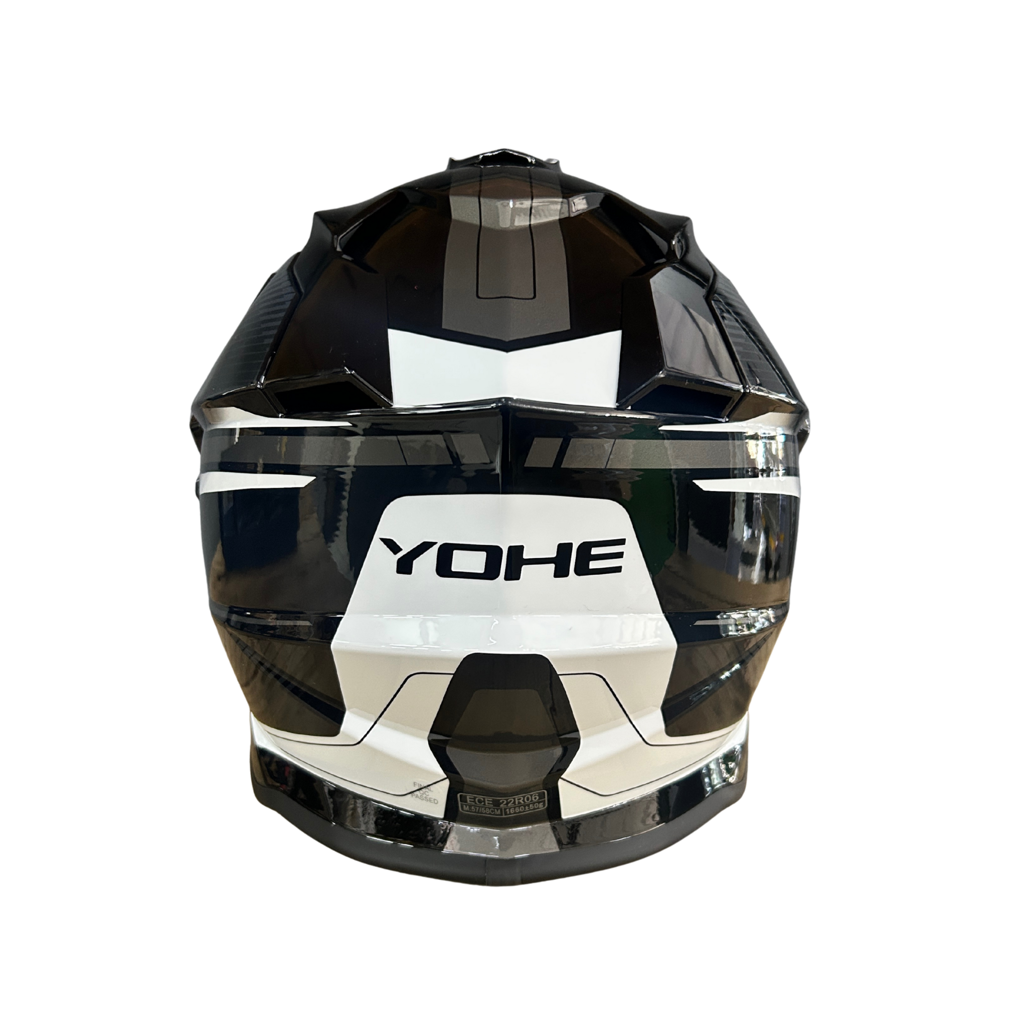 YOHE 632A Black/Grey Adventure Helmet