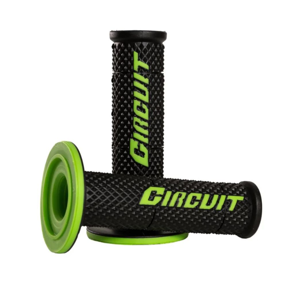 Circuit Equipment Circuit V Black/Green Racing Grips