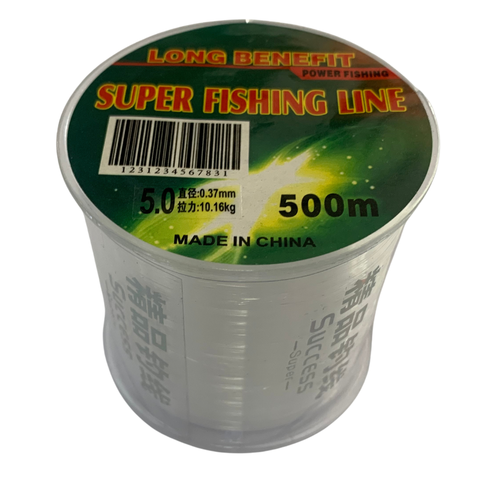 L&B 5.0# 22LBS White 500m Super Fishing Line