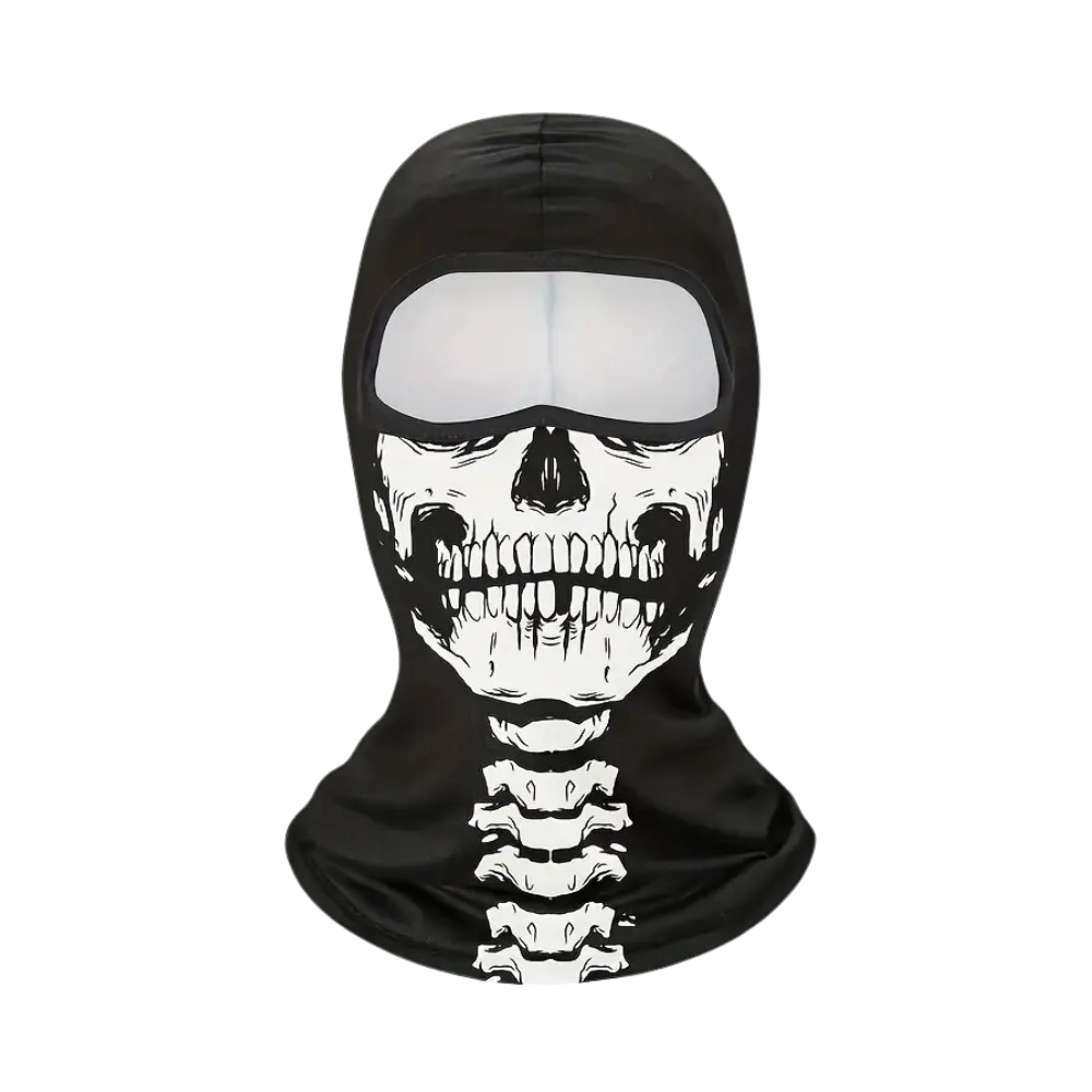 MCA Balaclava White Ghost Skull Face Mask