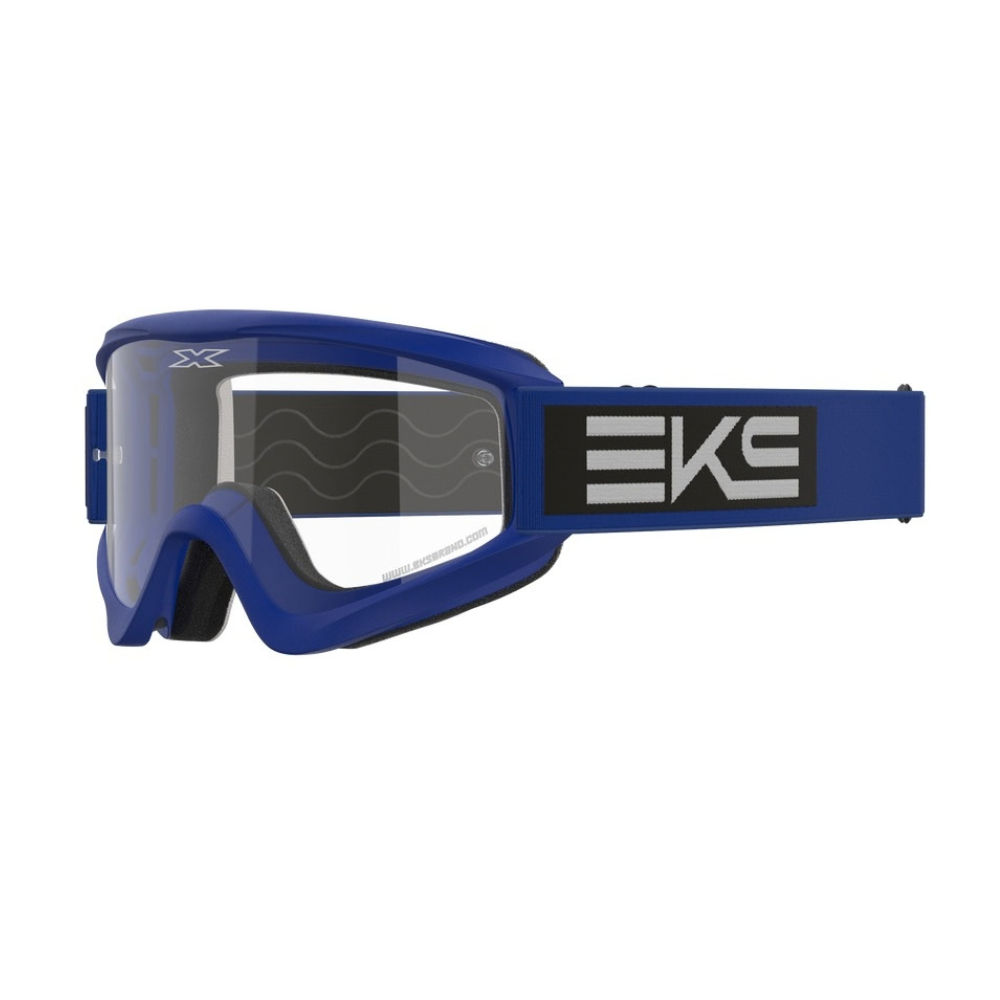 EKS Gox Flat-Out Blue/Black Clear Goggle