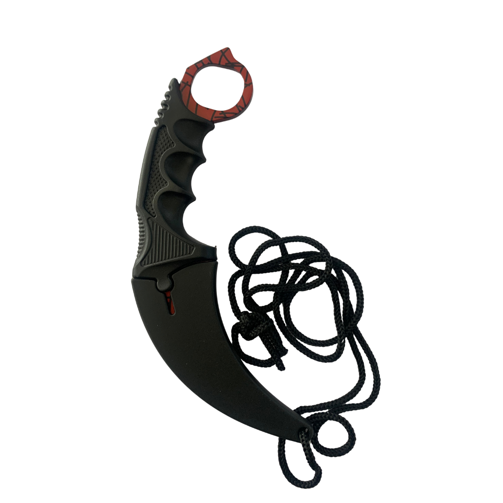 Karambit Self Defence Knife Red/ Web