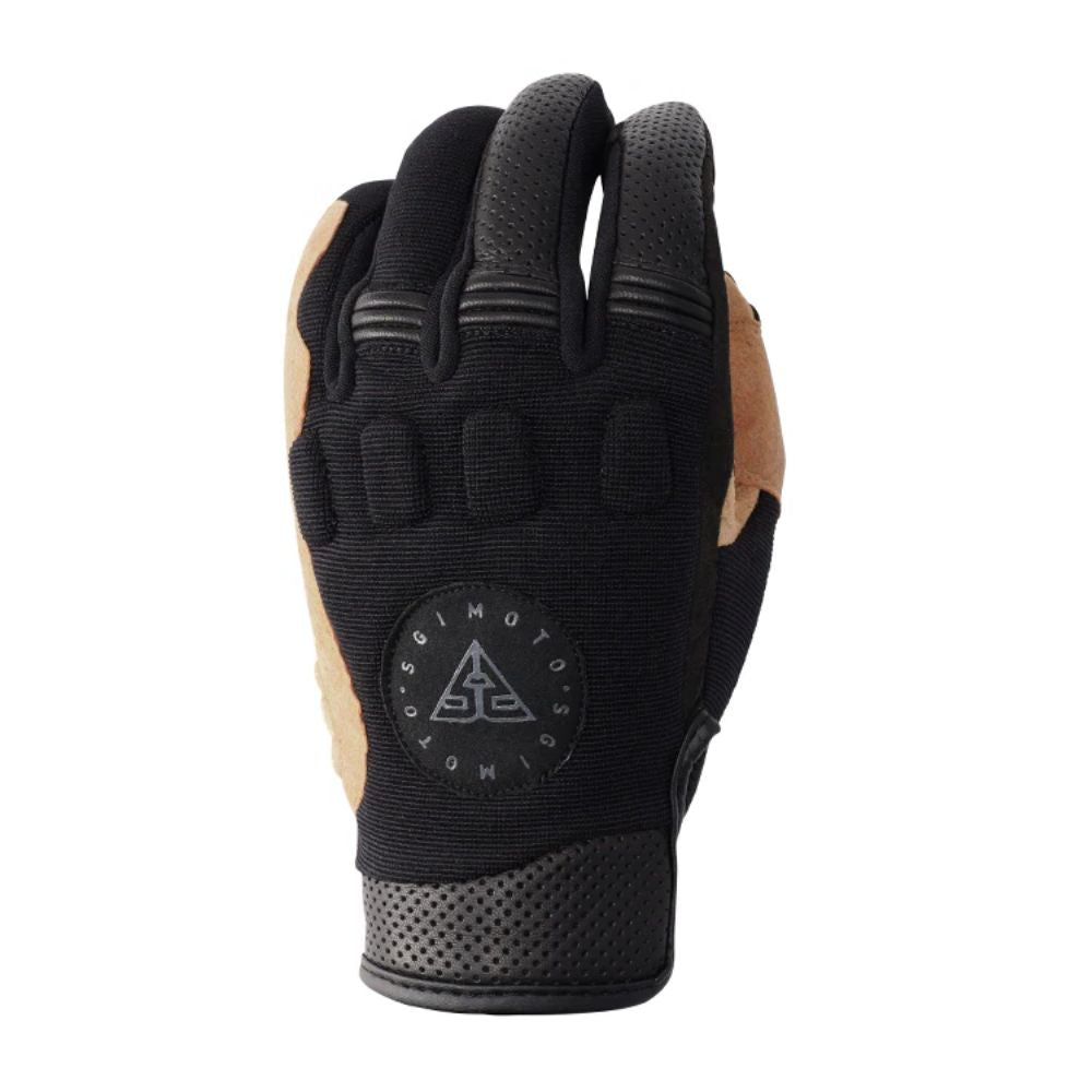 Spirit Raider Black/Tan Motorcycle Gloves