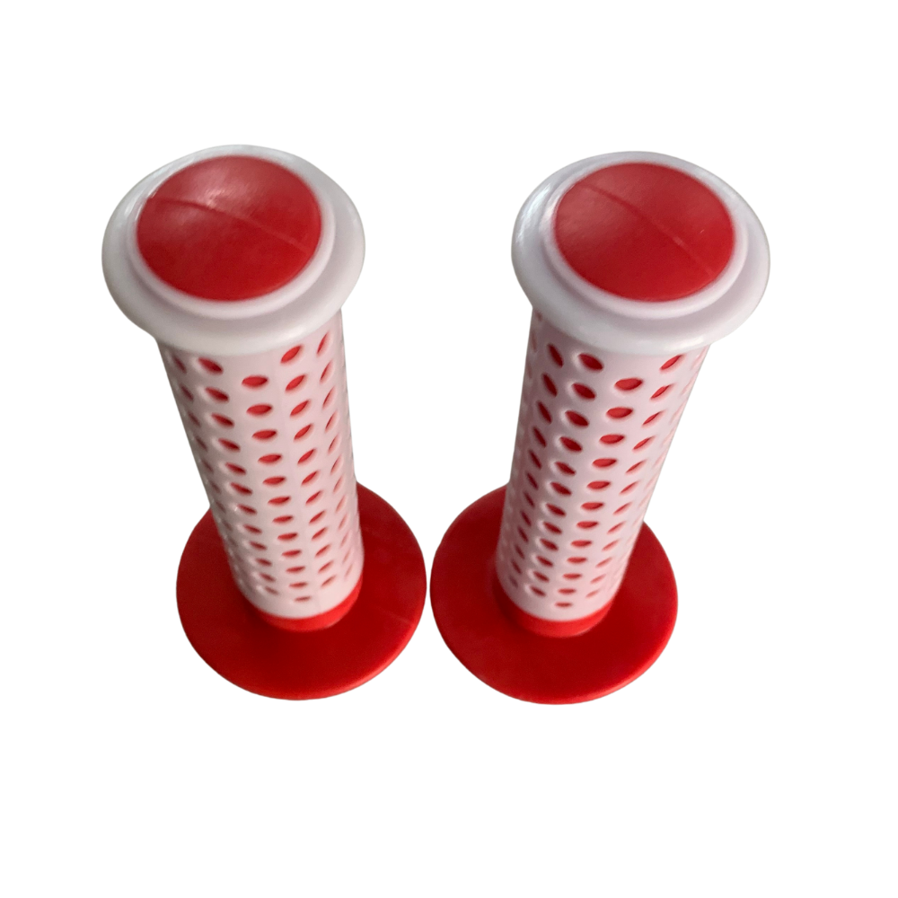 Aftermarket BMX Ocley Red/ White Grips