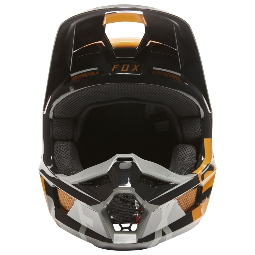 Fox V1 SKEW Black/Gold Helmet