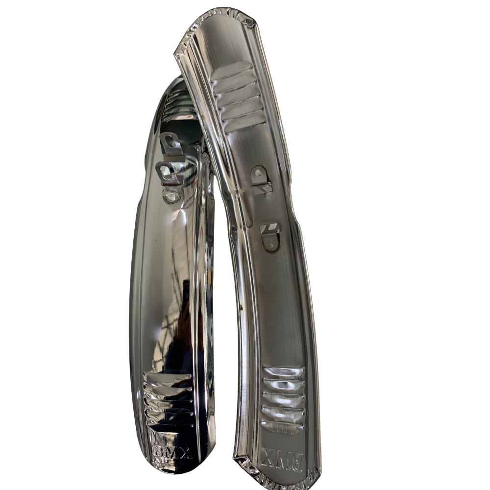 Aftermarket Chrome Plated Short Mud Guards