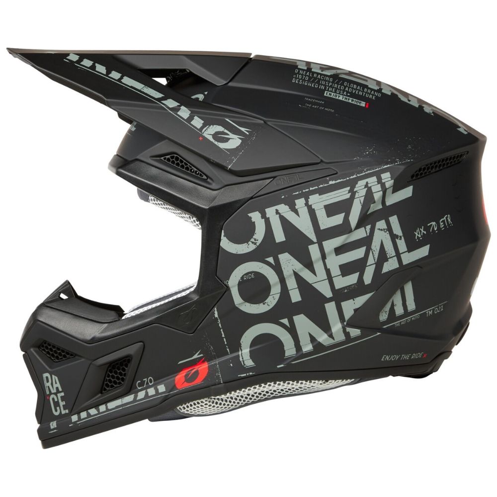 O'Neal 3S V.25 Static Black/Grey Helmet