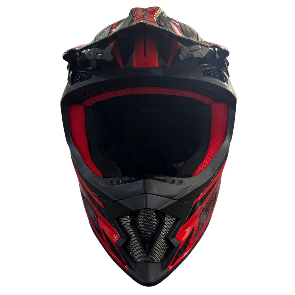 Faseed FS 609 Black/Red MX Helmet