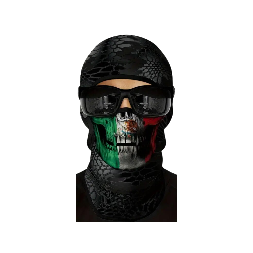 MCA Balaclava Colourful Ghost Skull Face Mask