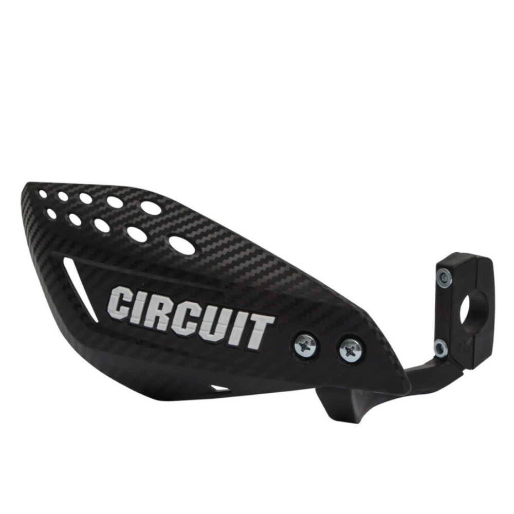 Circuit Equipment Carbon/White Handguards