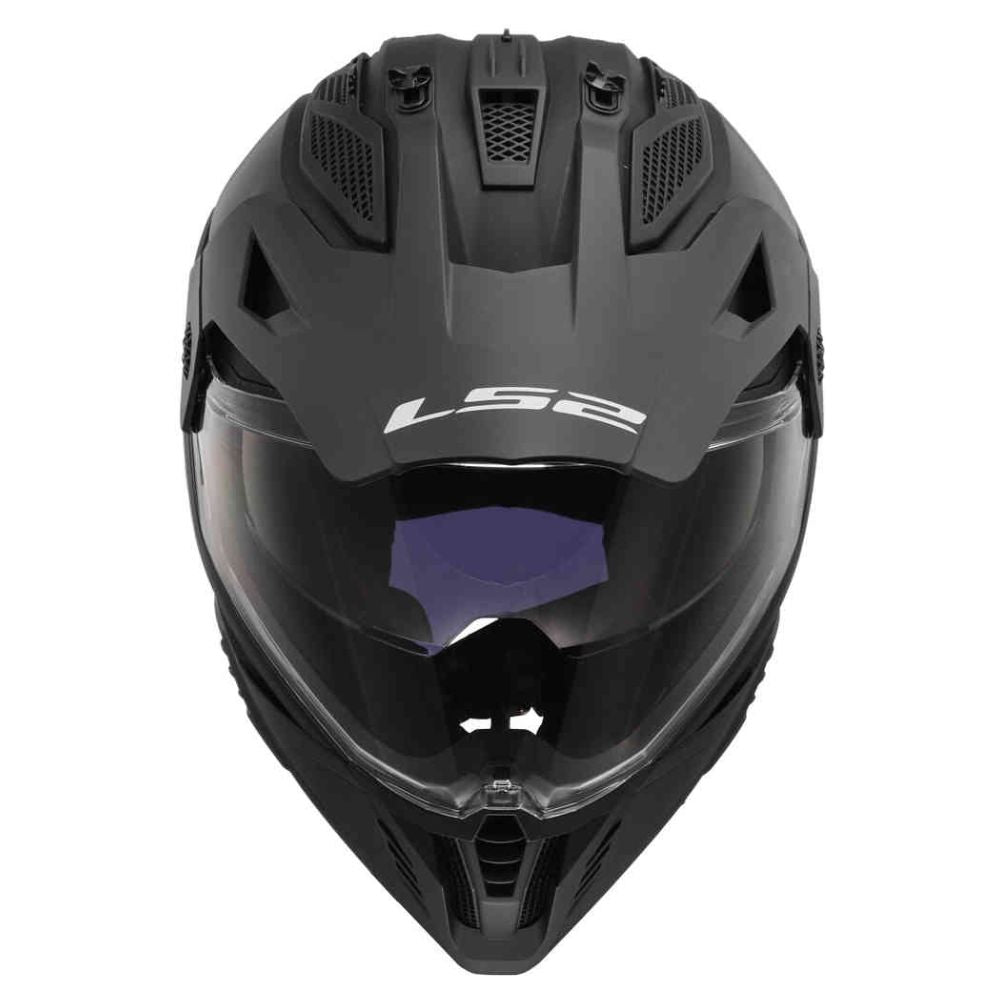 LS2 MX702 Pioneer II Solid Matt Black Helmet