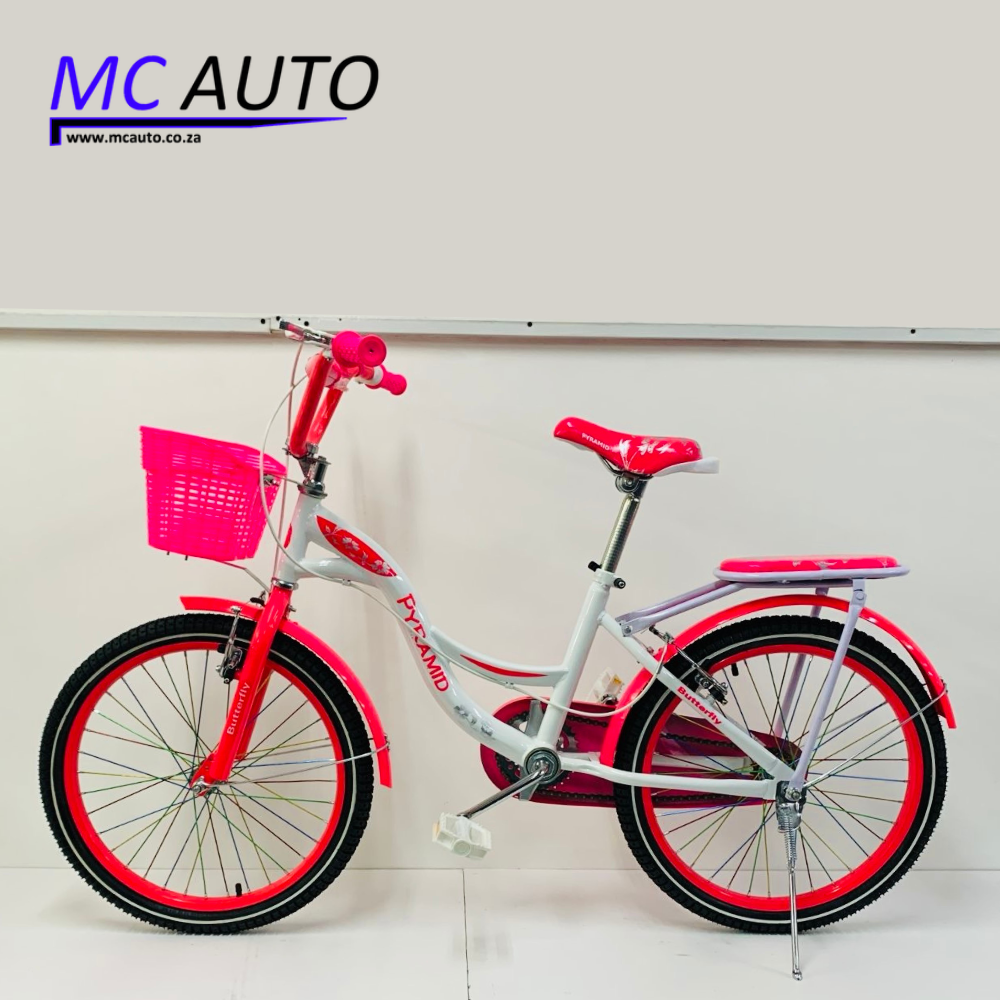 Pyramid Butterfly BMX 20" White/Pink Bicycle