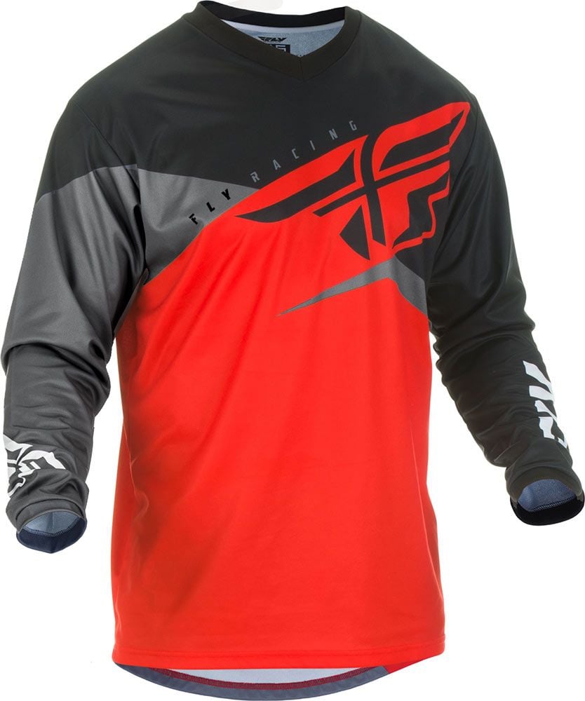 Fly F-16 Red/Black/Grey Jersey