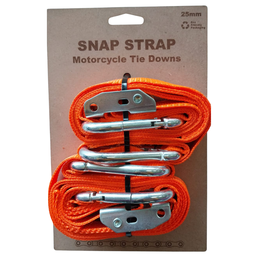 Snap Strap Soft Loop 25mm Motorcycle Tie Downs