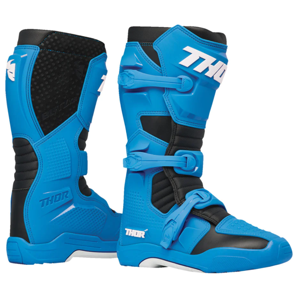 MC Auto: Thor Blitz XR LTD Blue/Black Boots