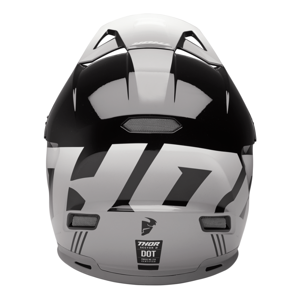 MC Auto: Thor Sector 2 Carve Black/White Helmet