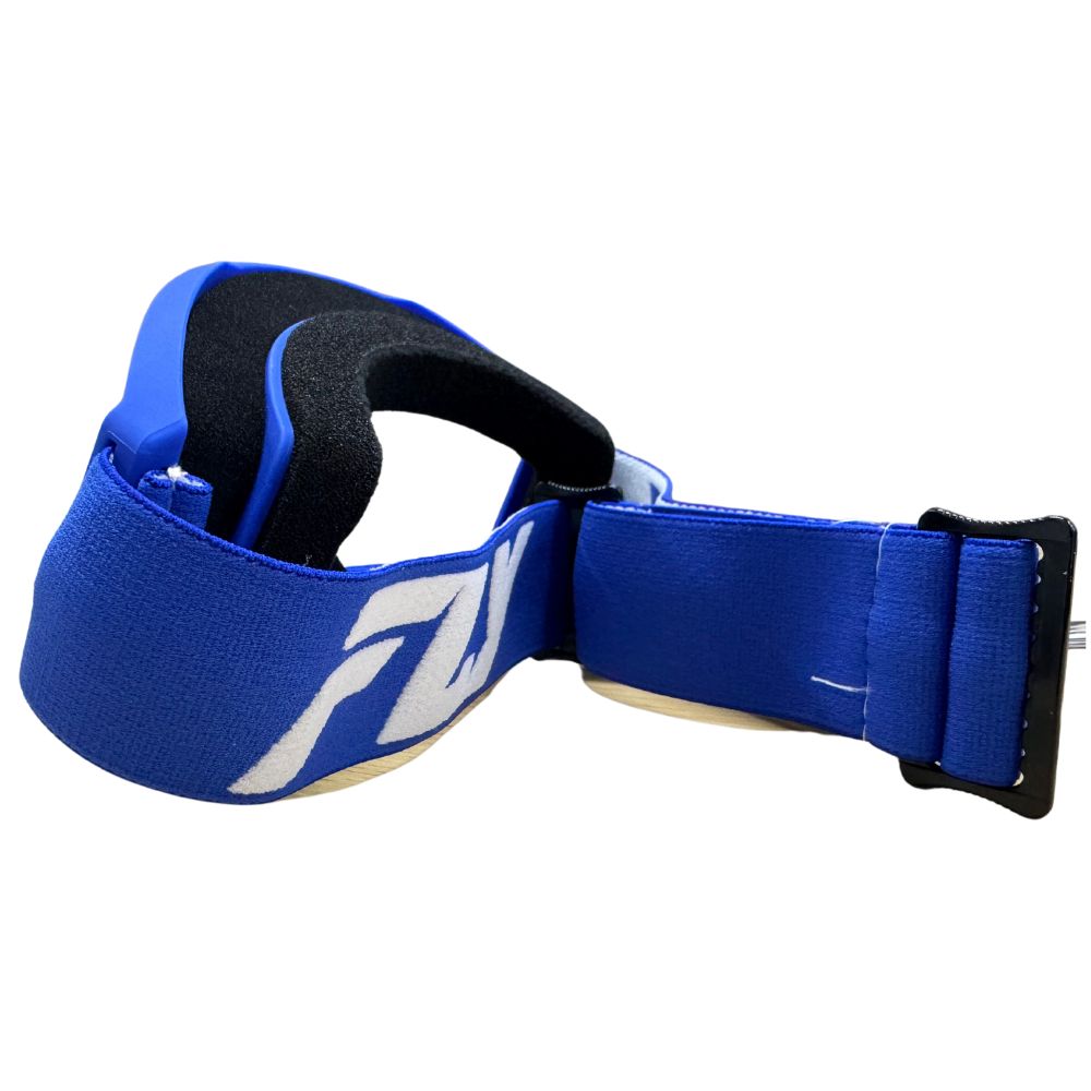 Fly Kids Focus Blue/White Clear Goggle