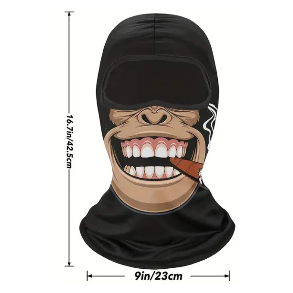 MCA Balaclava White Ghost Skull Face Mask