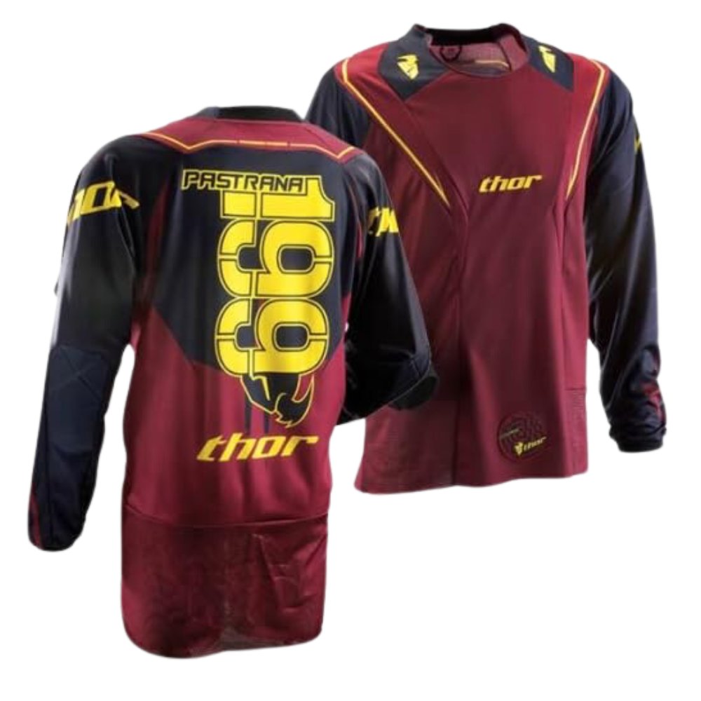 MC Auto: Thor Core Pastrana Maroon Jersey