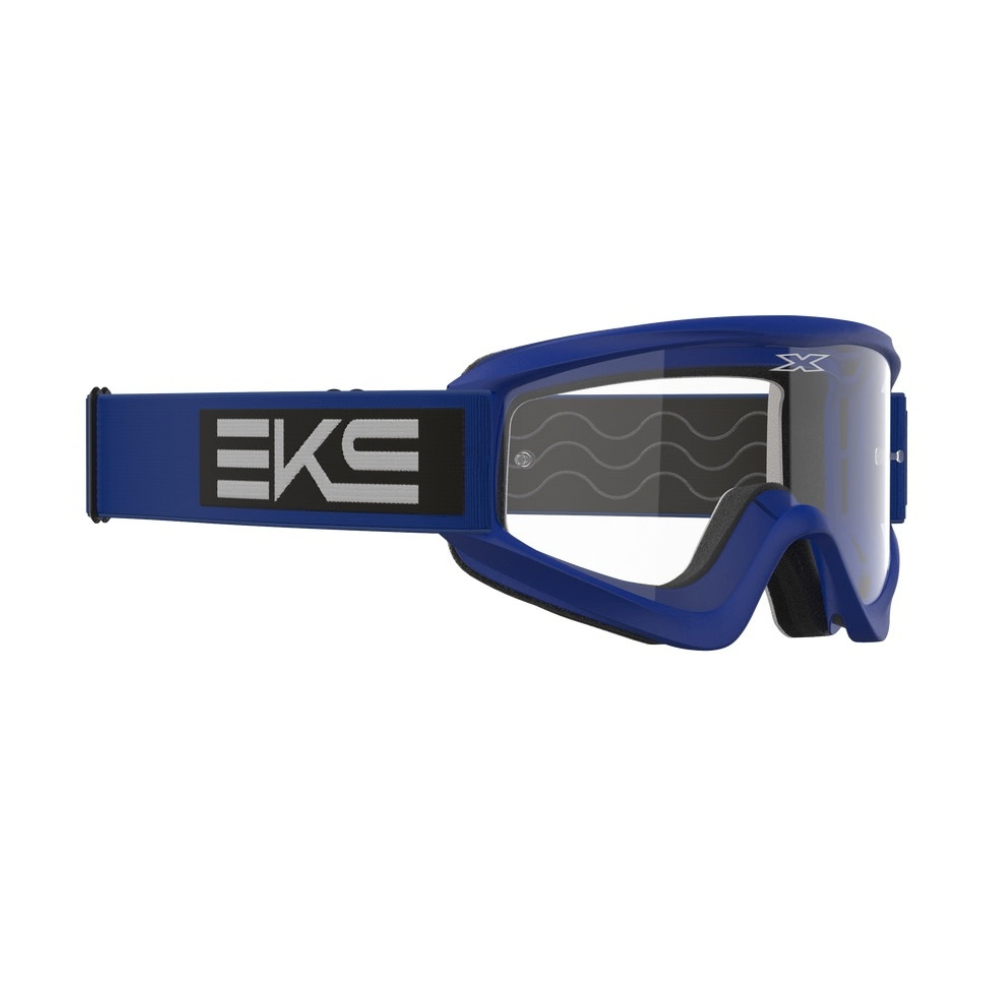 EKS Gox Flat-Out Blue/Black Clear Goggle