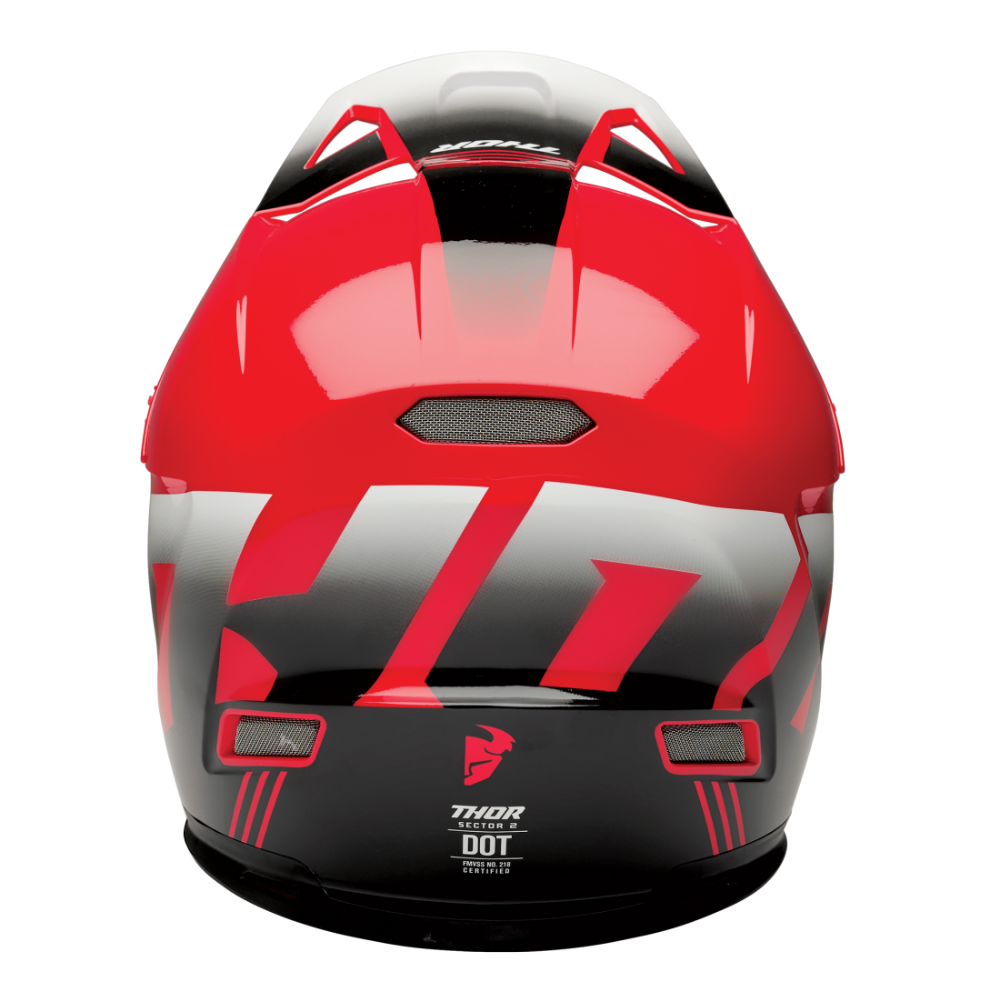 MC Auto: Thor Sector 2 Carve Red/White Helmet