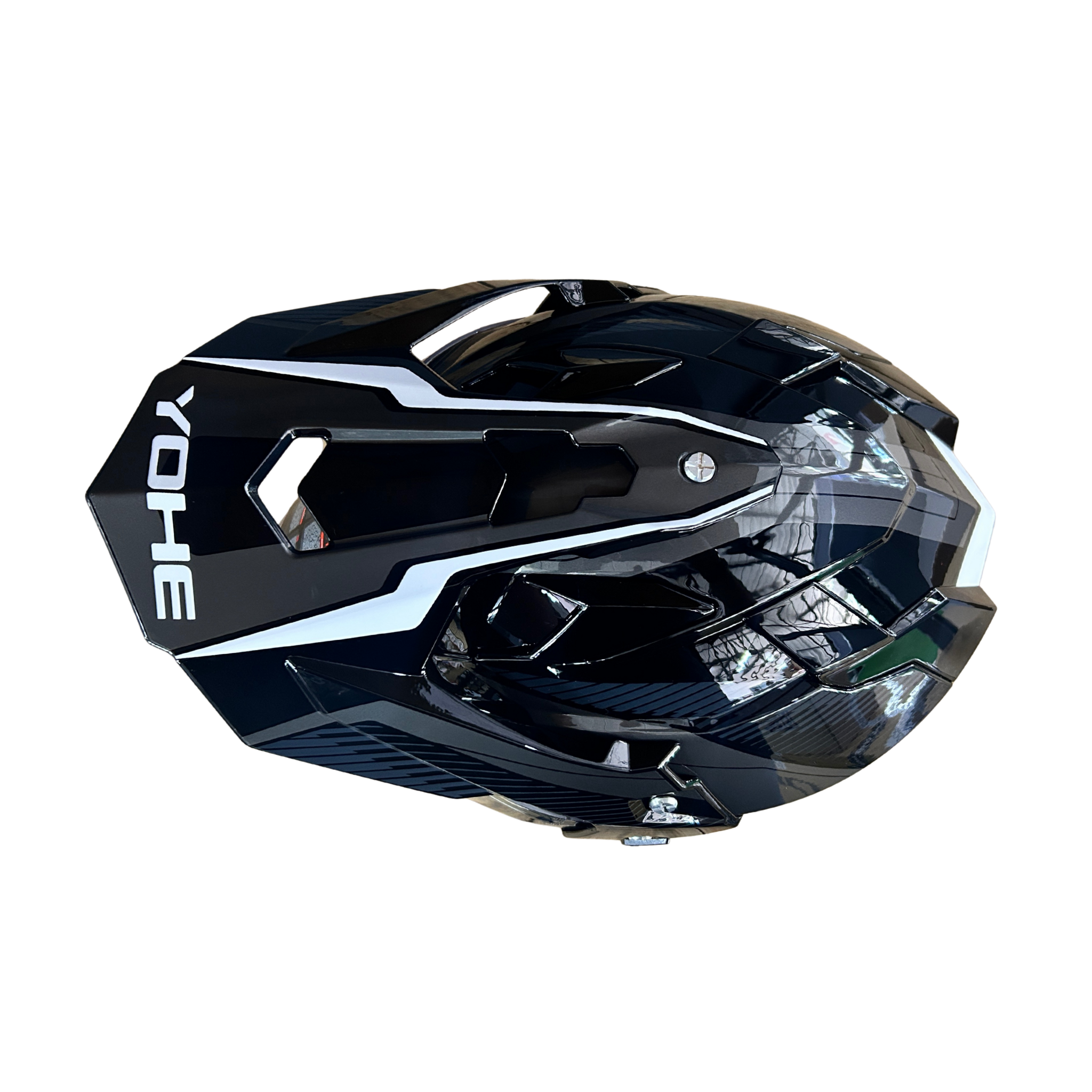 YOHE 632A Black/Grey Adventure Helmet