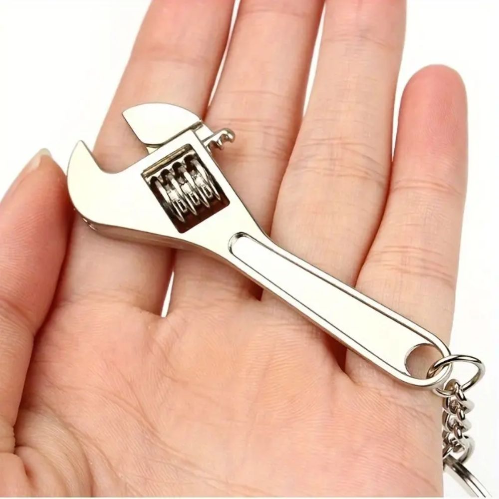 MCA Mini Silver Wrench Key Ring