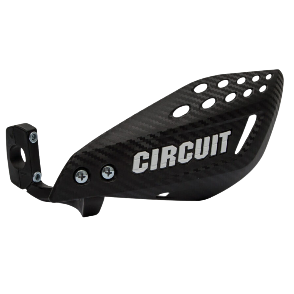 Circuit Equipment Carbon/White Handguards